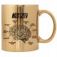 Mugs E-MUG GLORY GOLD MUG Gift Ceramic 300 ml