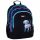 Hash Triple Compartment Backpack with Geometric Shimmering Dog Print