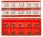Plate 10 pcs. SH 0.8 0.9 1.0 1.1 1.2 1.3 1.6 1.8 2.15 2.6