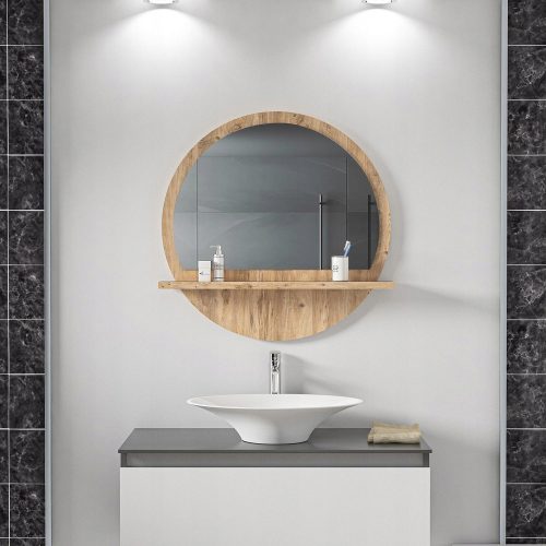 Bathroom mirror Blue Cape wall mirror, circle 600 x 600 mm