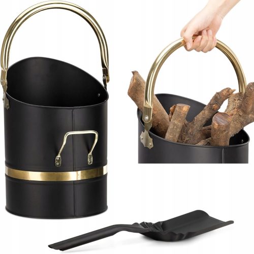 COMM metal wooden bucket