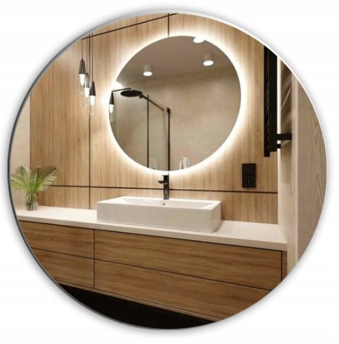 Bathroom mirror Metanoia mirror LED mirror wall circle 800 x 800 mm