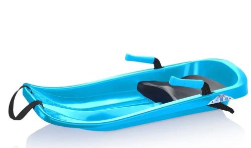  PLASTKON FLASH bobsleigh with seat 85x41x16cm cyan