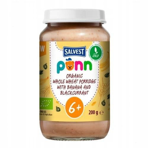  SALVEST PÕNN BIO Wholegrain porridge with banana and blackcurrant, 200g