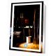 Bathroom mirror Metanoia wall mirror LED mirror rectangle 600 x 800 mm