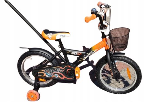  Rock Kids Speed 16 orange-silver bike