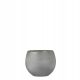  Mica Decorations flowerpot 18 cm x 18 x 15 cm, ceramic in grey and silver tones