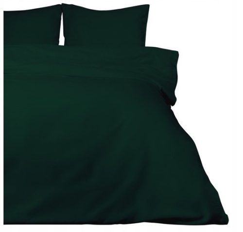  Linge de lit en coton, vert bouteille, 90X200 CM