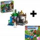  LEGO Minecraft 21189 Skeleton Dungeon + LEGO Minecraft 21177 Creepers Ambush