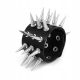  PETITE BRACELET SPIKES LONG BLACK