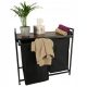 Freestanding laundry basket Ikonka 35l, black