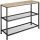  TecTake 01 Console rectangular 100 x 30 x 81cm brown tones