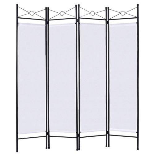  TecTake white screen 180x160 cm