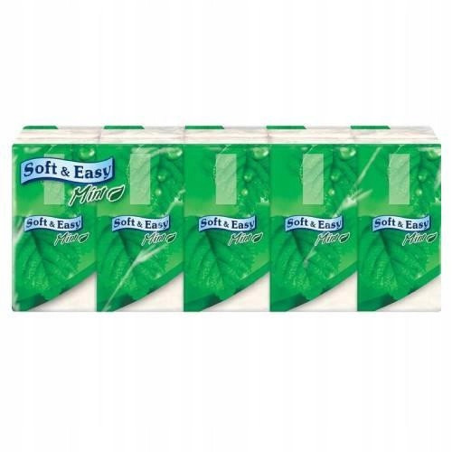  Soft&Easy Mint scented tissues 3 layers mint 10 packs