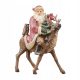  Santa Claus on Reindeer Christmas Figure 28 cm GIVRE VILLA ITALIA