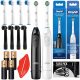  2X ORAL-B ADVANCE PRO BATTERY-ELECTRIC TOOTHBRUSH SET