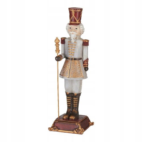  Christmas Soldier white figure 31 cm HOLY TIME VILLA ITALIA