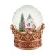  Christmas glass ball with music box, height 14 cm, HOLY TIME VILLA ITALIA