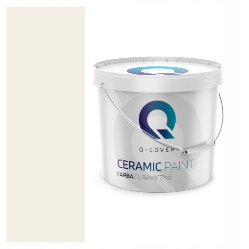 Ceramic ceiling and wall paint Q-Cover 5 l from off-white to matt beige