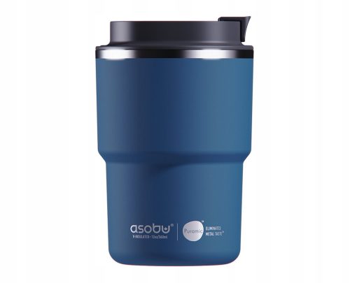 Thermos flask for soups Asobu Pick Me Up thermo mug 0.36 l, blue tones