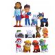  PAW PATROL DOG SET WITH 10 FIGURES AND 2 VEHICLES