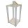  SOLID WOODEN LANTERN, WHITE LANTERN with ROPE – 45 CM