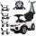  Ride-on pusher, baby walker with handle and clamp, sports car, white