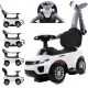  Ride-on pusher, baby walker with handle and clamp, sports car, white