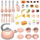  Set of kitchen utensils and accessories with a kettle