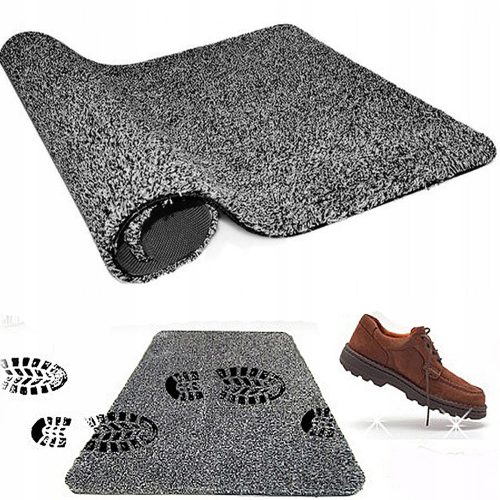 Entrance and doormats for the house Ready-made rubber doormat 70 x 45 cm