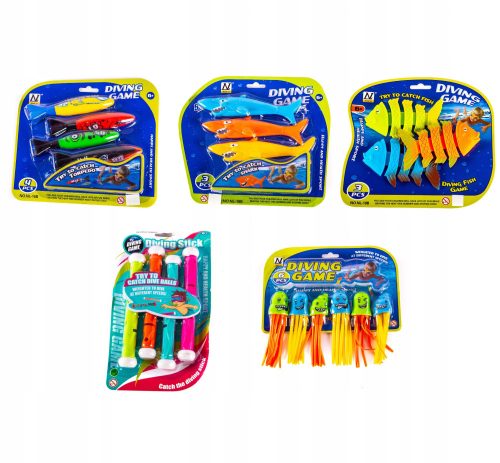 TOY FOR DIVING, SWIMMING IN THE WATER, 17 PIECE