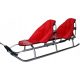  Sleds duo twins tandem large with backrest for children solid light belts