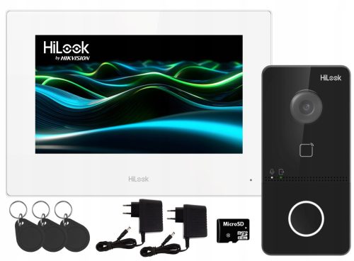 Video Intercom WiFi Video Intercom LCD for Home Use HiLook Hikvision IP-VIS-SLIM-W