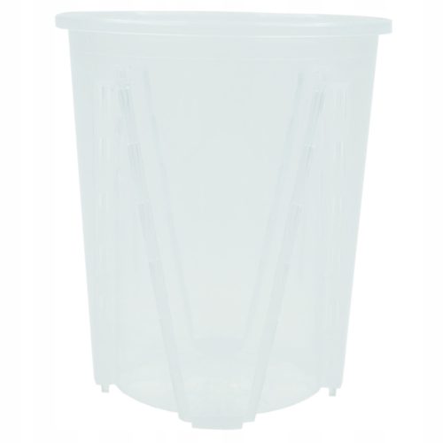  AIRONS flowerpot 14 cm x 14 x 16 cm diameter 14 cm plastic transparent