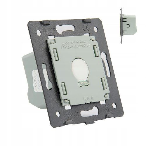 Staircase switch touch, flush-mounted Livolo gray tones WW-C701S