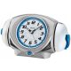 Clock for home Seiko alarm clock in shades of grey, 23 cm