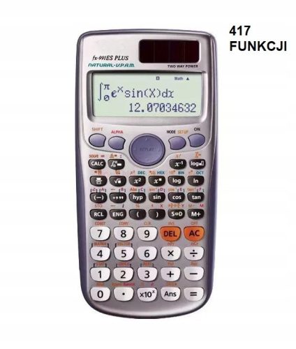  Scientific calculator, self-built calculator, 417 functions, 2 linear FX-991ES