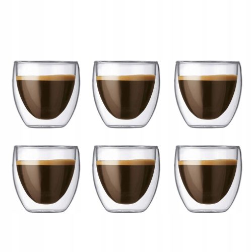 Glasses and cups Bodum coffee and tea glasses 0.08 ml 6 pcs.