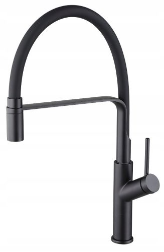 ASPO series stand kitchen faucet, black