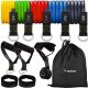  Exercise Bands Set of 5 Resistance Bands Resistance Fitness Training Handles