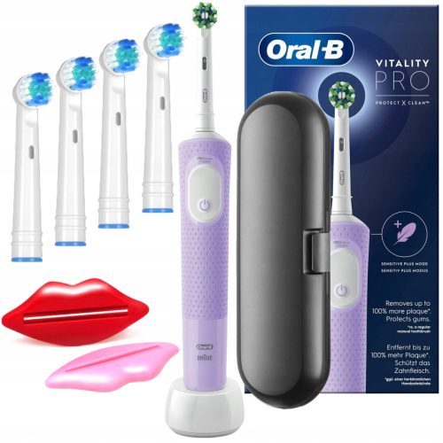  Oral-B Vitality Pro Electric Toothbrush D103 Box Purple Set