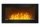 Wall fireplace with heating function electric Ferretti black 1800 W 91 x 48 x 12 cm