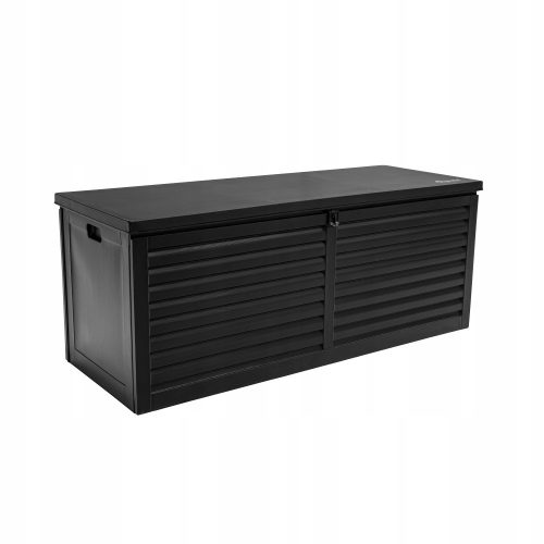 Garden box plastic garden box, 390 l, black