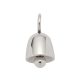  Silver Pendant Bell Surgical Steel