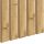 PANNEAUX D'AGNEAU PREMIUM POUR MUR 80x16 mm, COULEUR CHÊNE NATUREL