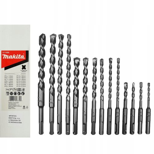 Makita D-71956 Concrete Drill Set 14-piece