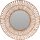  H&S Decoration Wall Mirror, Circle, Wooden Frame, 600 x 600 mm
