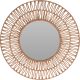  H&S Decoration Wall Mirror, Circle, Wooden Frame, 600 x 600 mm