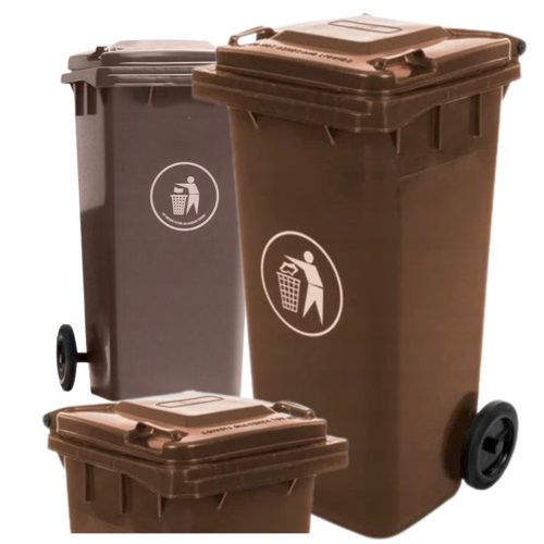 Mirpol waste bin 120l brown