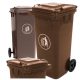 Mirpol waste bin 120l brown